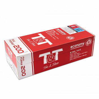 Гильзы T&T Economy Full Flavour Regular Filter 8,1/15мм 200шт